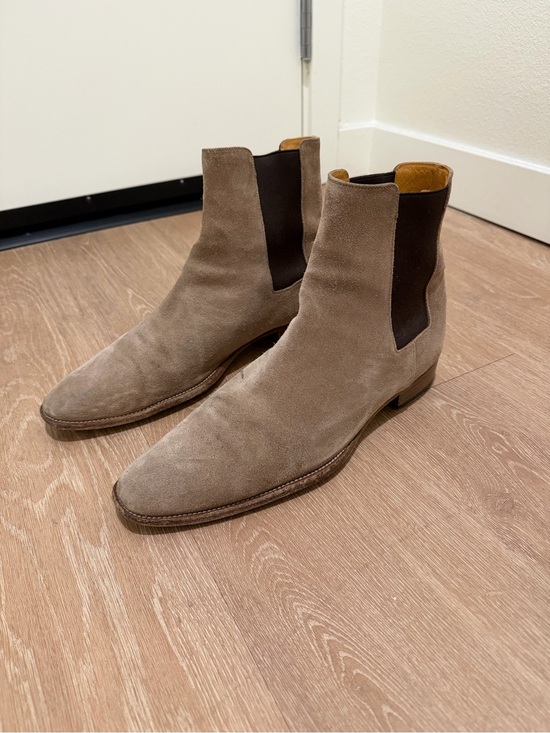 Saint Laurent Other - YSL Men’s Wyatt Boot Size 44 (US11) in Brown Suede